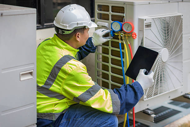 Professional Hvac technician working in Central Valley, NY